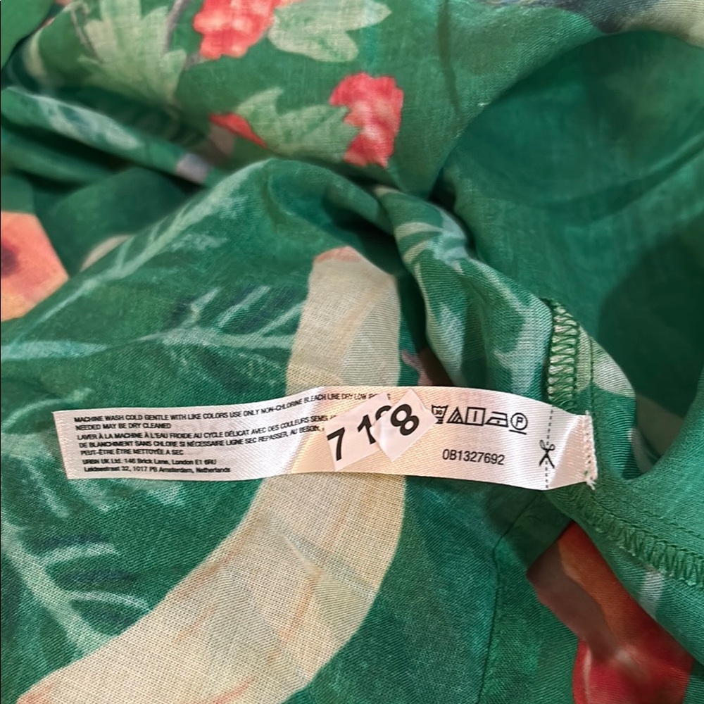 Anthropologie Green Sundress Maxi with Spaghetti Straps - Picture 8 of 9